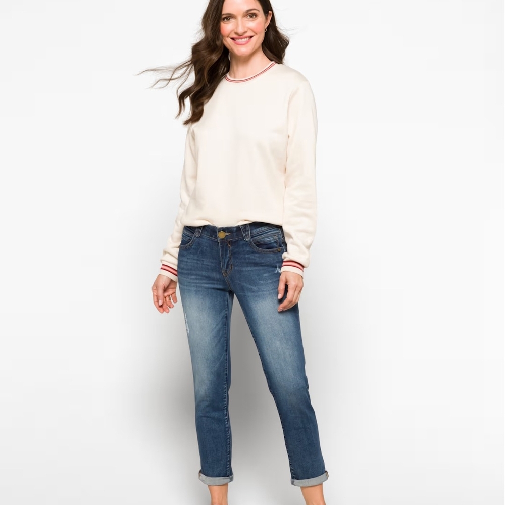 Karessa Ab Solution Rolled Cuff Skinny Jeans